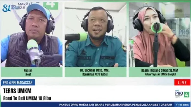 Obrolan Teras UMKM Pro4 RRI Bahas Gerakan Beli UMKM Rp.10 Ribu
