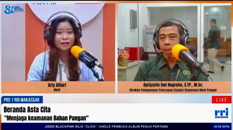 Keamanan Pangan jadi Tanggung Jawab Bersama