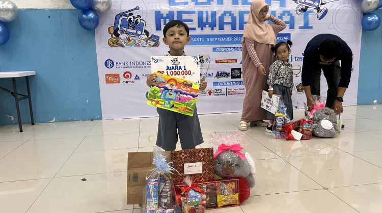 Altair Barani Jadi Juara Lomba Mewarnai RRI Fest 2026 RRI Makassar