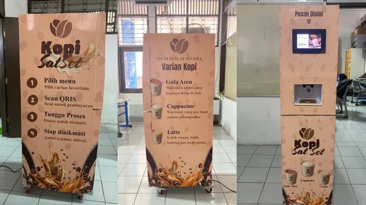 Tim Peneliti UNM Mengembangkan Teknologi Vending Machnine Kopi