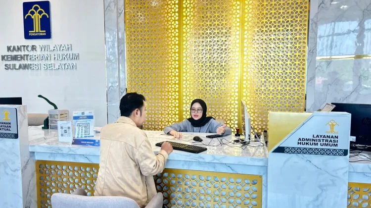 Layani Warga Urus Dokumen Luar Negeri, Kemenkum Sulsel Cetak 9 Sertifikat Apostile