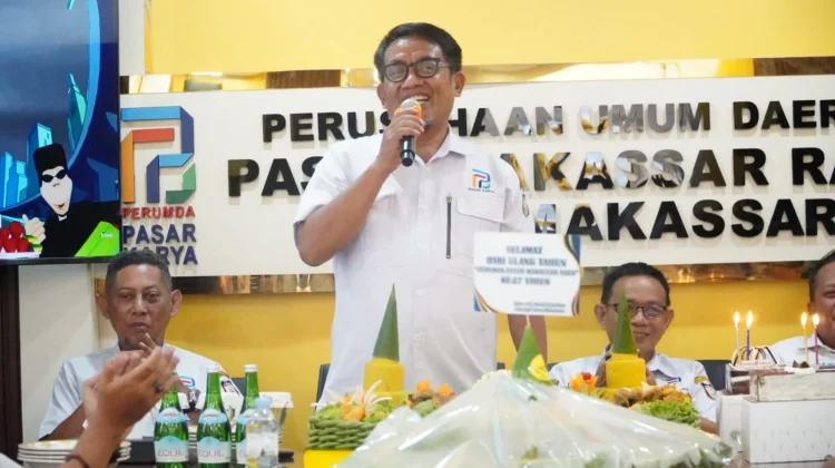 HUT ke-27, Perumda Pasar Makassar Ajak Pegawai Bekerja dengan Hati