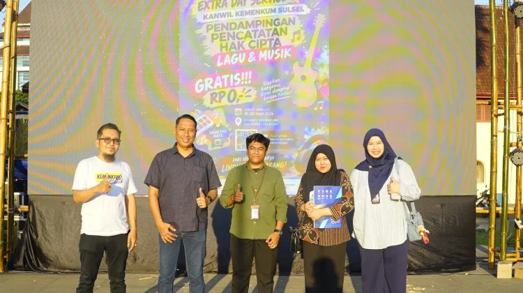 Kemenkum Sosialisasikan KI di Kawasan Karya Cipta Fort Rotterdam