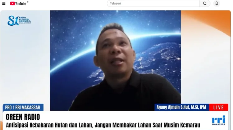 Bukan Faktor Alam, 90 Persen Karhutla di Sulsel Dipicu Kelalaian Manusia