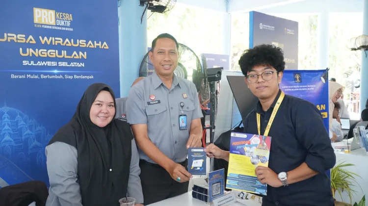 Kemenkum Sulsel Buka Gerai Layanan di Bursa Wirausaha Unggulan 2026