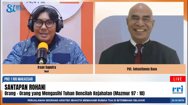 Pendeta Sebastianus Baas Ajak Umat Balas Kejahatan dengan Kasih
