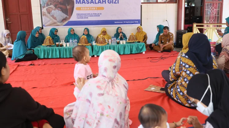 Hari ke-20, Program Makanan Bergizi TP PKK Makassar Tingkatkan Berat Badan Anak