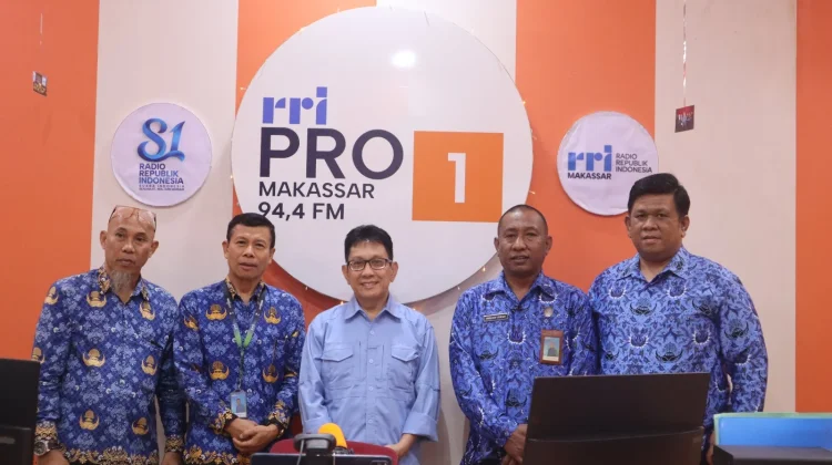 Suwardi Thahir Paparkan Program Kerja PWI Sulsel di RRI Makassar