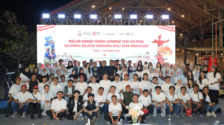 Munafri Gelar Ramah Tamah, Apresiasi 150 Penari Kolosal Makassar tampil di Istana