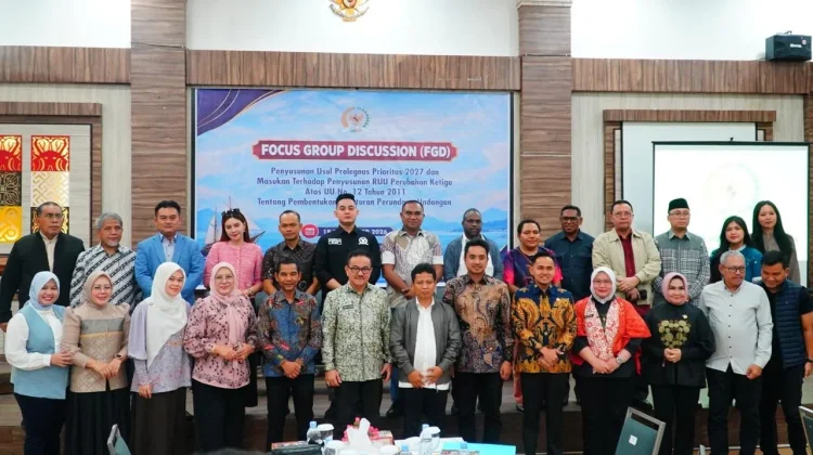 FGD Prolegnas 2027, Kemenkum Sumbang Masukan Revisi UU Pembentukan Peraturan UU