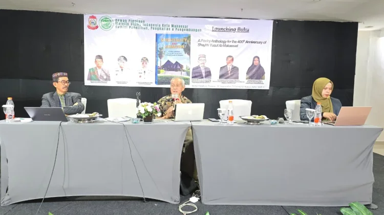 MUI Makassar Luncurkan Buku Puisi 400 Tahun Perjuangan Syekh Yusuf Al-Makassary