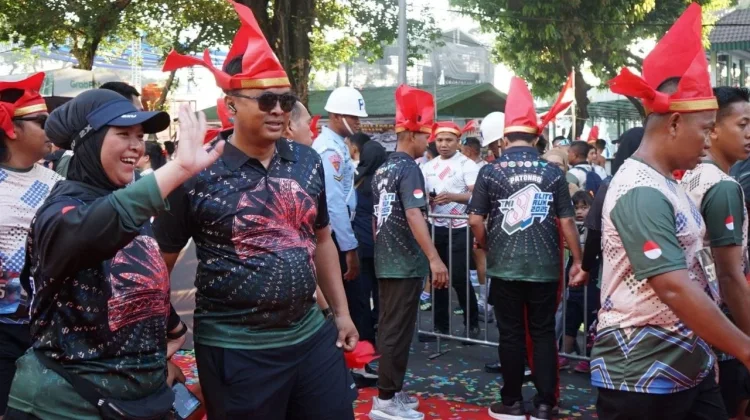 Dandim Gowa Ikuti Elite Run Patonro dalam Rangka HUT TNI