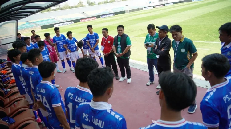Wabup Luwu Apresiasi Semangat Juang PS Luwu di Piala Gubernur Sulsel