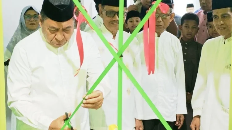 Wabup Selayar Resmikan Menara Masjid Mujahidin Muhammadiyah Tanadoang