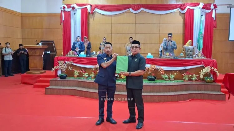 Pemkab Sidrap Serahkan Rancangan APBD Perubahan 2026
