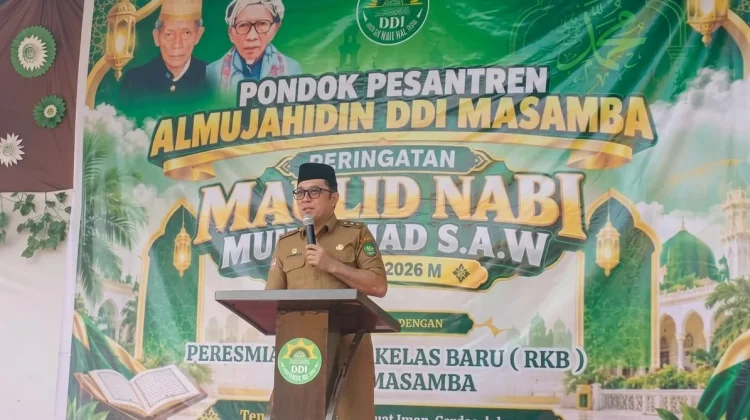 Ponpes Al Mujahidin DDI Masamba Gelar Maulid Nabi Muhammad SAW secara Sederhana
