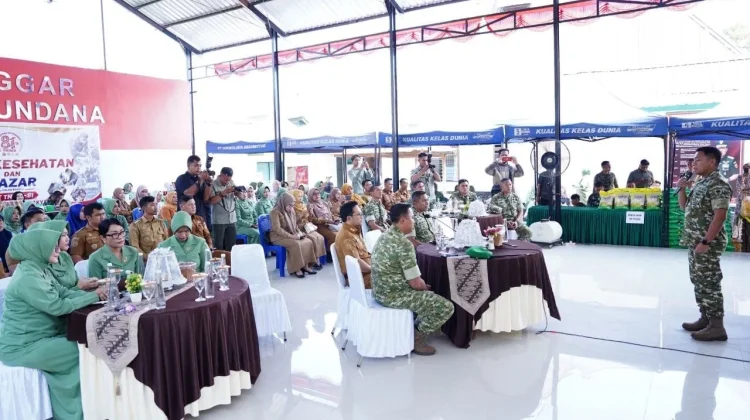 HUT TNI ke-81, Kodim Gowa Gelar Bazar dan Bakti Kesehatan
