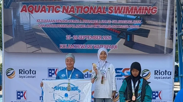 Siswi Athirah 2 Bukit Baruga Makassar, Borong Lima Medali Renang ANS