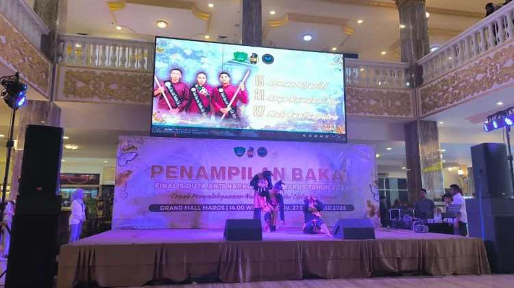 Semarak Panggung Seni, 32 Finalis Duta Anti Narkoba Maros Edukasi Bahaya Narkoba