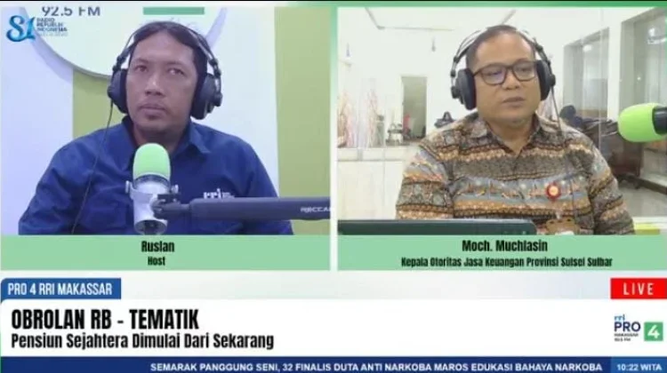 OJK Sulselbar Ajak Masyarakat Siapkan Dana Pensiun sejak Dini