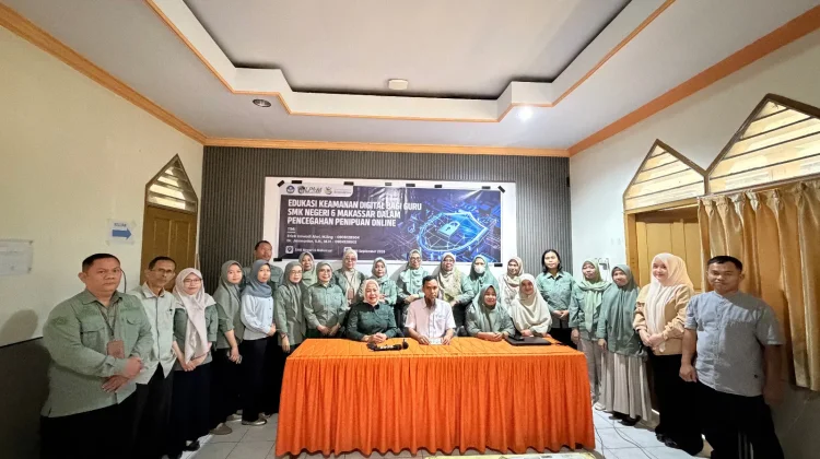 Guru SMKN 6 Makassar Dibekali Keamanan Digital