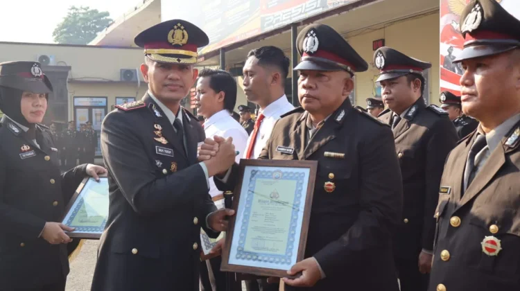Hari Kesaktian Pancasila, Kapolresta Gowa Apresiasi 11 Personel Berprestasi