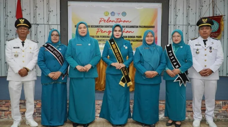 Bunda PAUD Bontosikuyu dan Pasimarannu Dikukuhkan