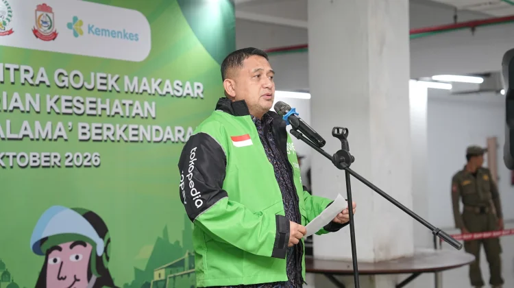 Sapa Pengemudi Gojek, Munafri Tekankan Pentingnya Kesehatan dan Jaminan Sosial