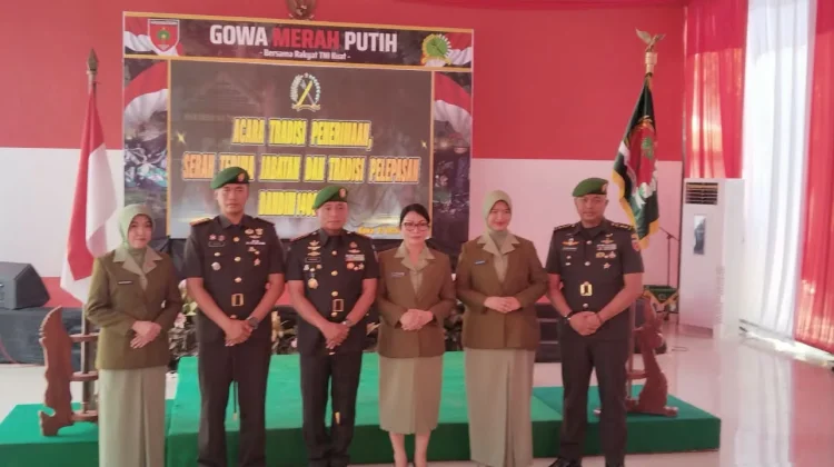 Dandim 1409 Gowa Berganti, Sapari Gantikan Gilang