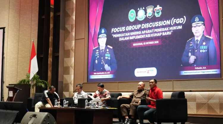 Kejati Sulsel Perkuat Koordinasi antar APH Implementasi KUHAP Baru