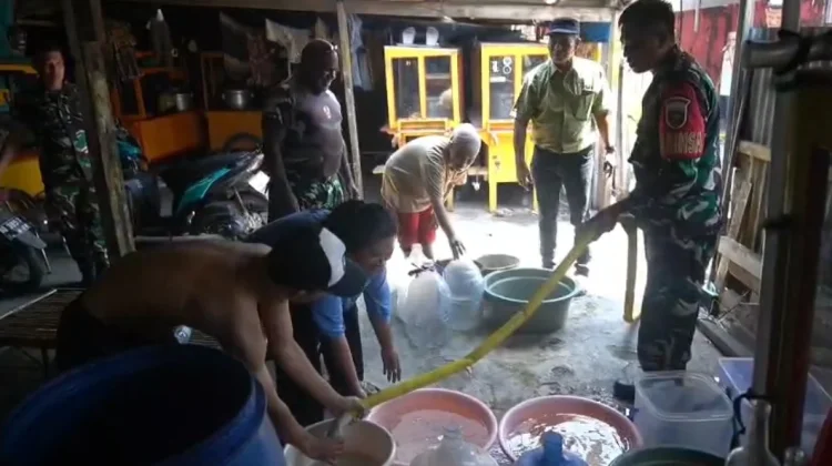 Hadapi Kekeringan, Kodim 1408/Makassar Gencarkan Distribusi Air Bersih