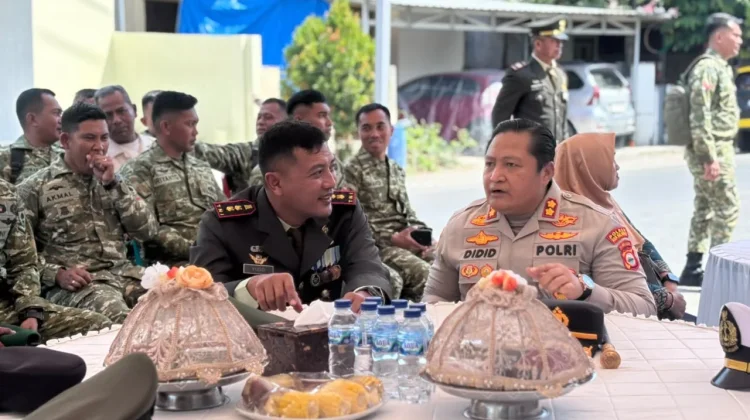 HUT TNI ke-81, Kapolres Didid Imawan Pimpin Silaturrahmi ke Kodim 1415 Selayar