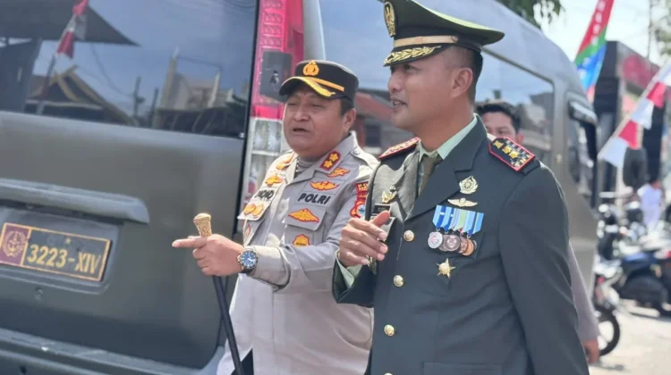 HUT TNI ke-81, Kapolres Didid Imawan Pimpin Silaturrahmi ke Kodim 1415 Selayar