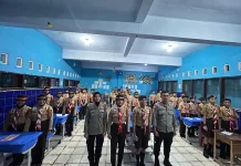 Puluhan Pelajar Maros Diberi Pembekalan Saka Bhayangkara