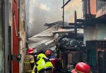 Kebakaran  di Jalan Sangir Makassar, Satu Anak Alami Luka