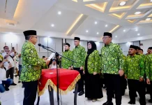 Bupati Gowa Resmi Dilantik Ketua Dewan Masjid Indonesia Gowa