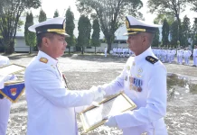 Sebanyak 27 Personil TNI AL Jalani Wisuda Purna Bakti