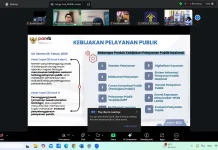 Kemenkum Sulsel Ikuti Penguatan Transformasi Pelayanan Publik secara Virtual