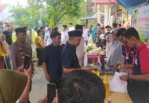 Polsek Bontomatene Amankan Gerakan Pangan Murah Ramadhan