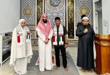 Kalsum Kadir Sambut Syaikh Palestina di Masjid Binti Marwati Parepare