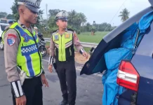 Satlantas Maros Tertibkan Kendaraan Alih Fungsi