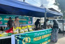 Ringankan Beban Warga, Polres Maros Adakan Pasar Murah