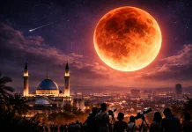 Gerhana Total Hiasi Langit Makassar pada 14 Ramadhan