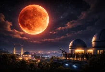Blood Moon Ramadhan Terpantau Jelas di Observatorium Unismuh Makassar
