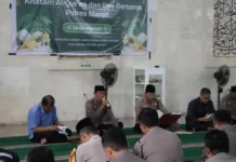Khatam Al-Qur’an, Polres Maros Perkuat Spiritualitas Personel