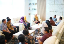 Kakanwil Kemenkum Sulsel Sambut Tim Biro BMN Setjen Kemenkum di Makassar