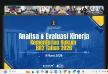 Kemenkum Sulsel Ikuti Rapat Analisa dan Evaluasi Kinerja Kemenkum BO2 2026