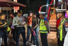 Satlantas Polres Maros-Dishub Rampcheck Angkutan Umum
