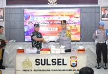 Polda Sulsel Musnahkan Narkotika Jenis Kokain