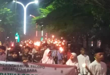 Polres Palopo Kawal Pawai Takbiran Sambut 1 Syawal 1447 H
